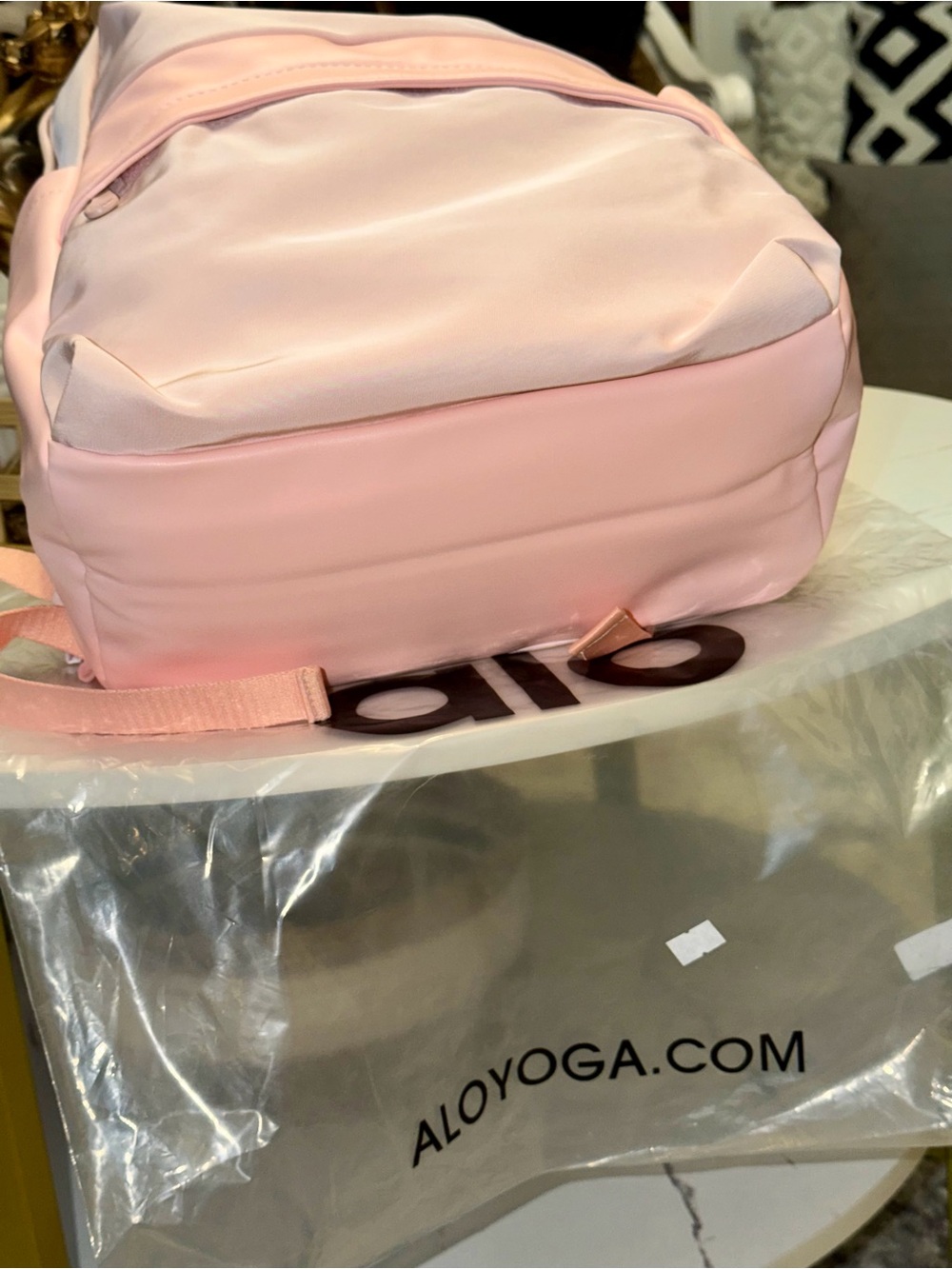 ALO Yoga Blush Pink Everyday Backpack - Picture 12 of 14